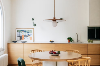 Nouvel axe de circulation fluide entre cuisine et séjour