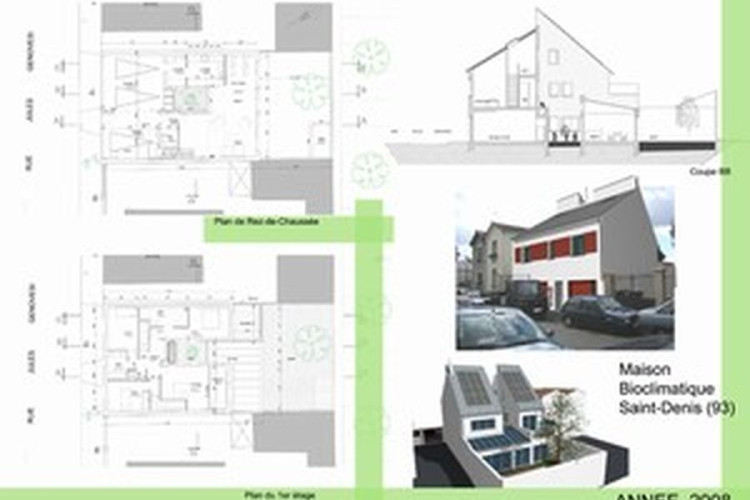 Construction d'une maison individuelle a saint-denis (93)