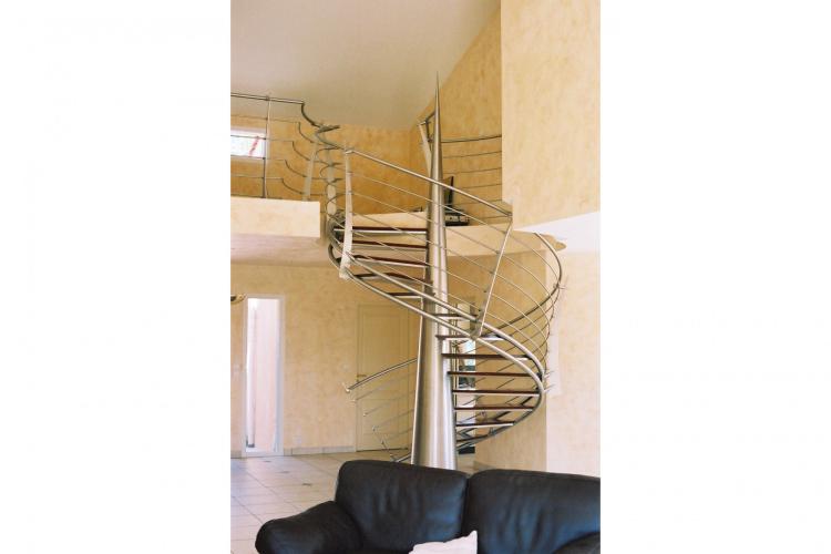 Escalier en acier inoxydable