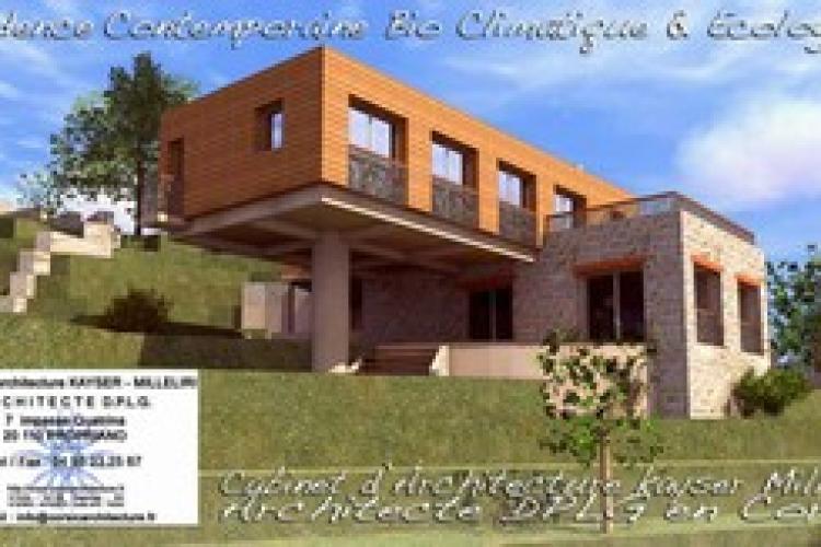 Résidence Contemporaine Bio Climatique & Ecologique en Corse