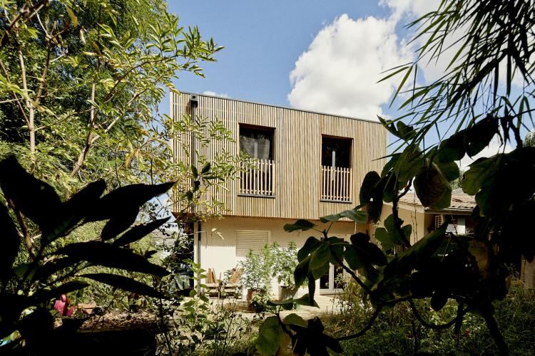 Surélévation Contemporaine Maison Ossature Bois V 33 