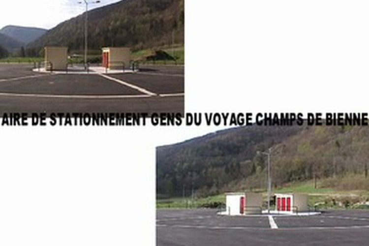 Aire de stationement des gens du voyage