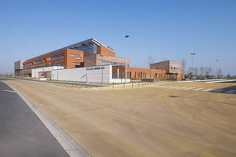 Construction du collège Simone Veil à Cappelle en Pévèle