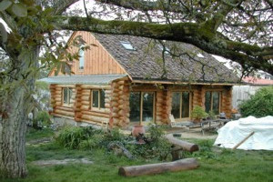 maison en rondins de bois, 2002