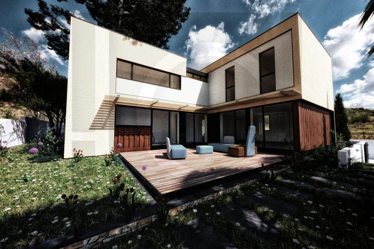 Vue depuis le jardin