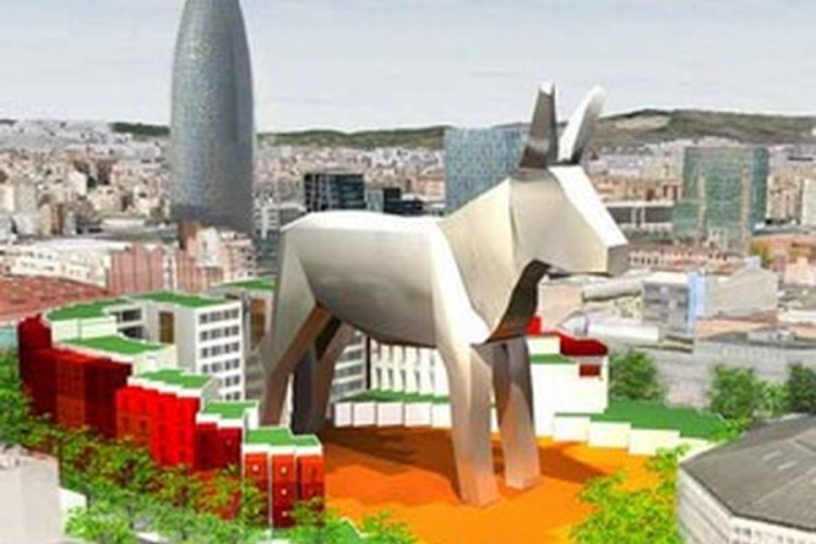 Barcelona, Musée du Design. Identité catalogne. Burro catalan