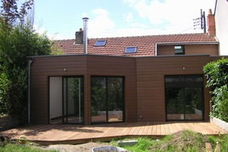 Extension et rénovation d'une maison de ville à Nantes