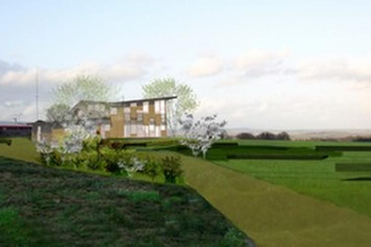 maison écologique à Cléguérec