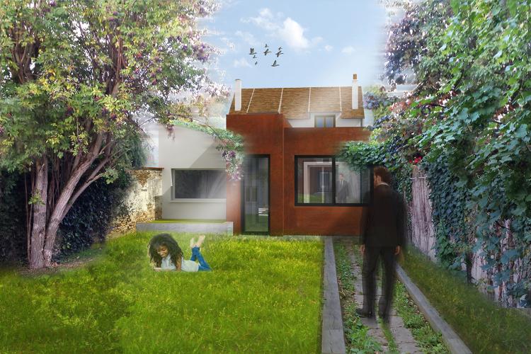 Rénovation et extension d'une maison de ville // Corbeil (91)