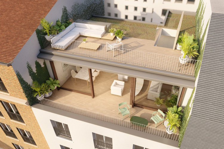 CLICHY // SURELEVATION EN TRIPLEX