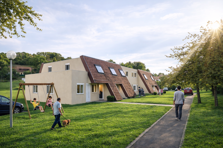 Réhabilitation des bureaux de la CPAM en 15 logements – Les 