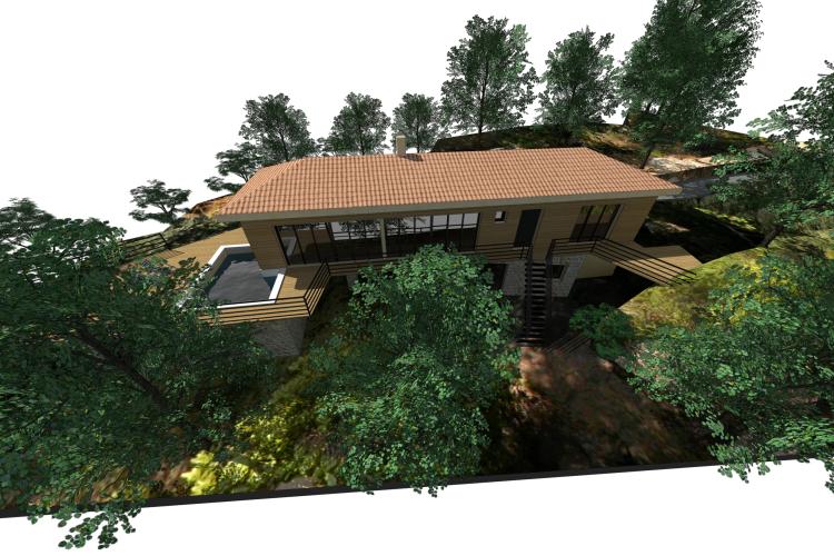 Maison écologique en Ossature Bois en Corse