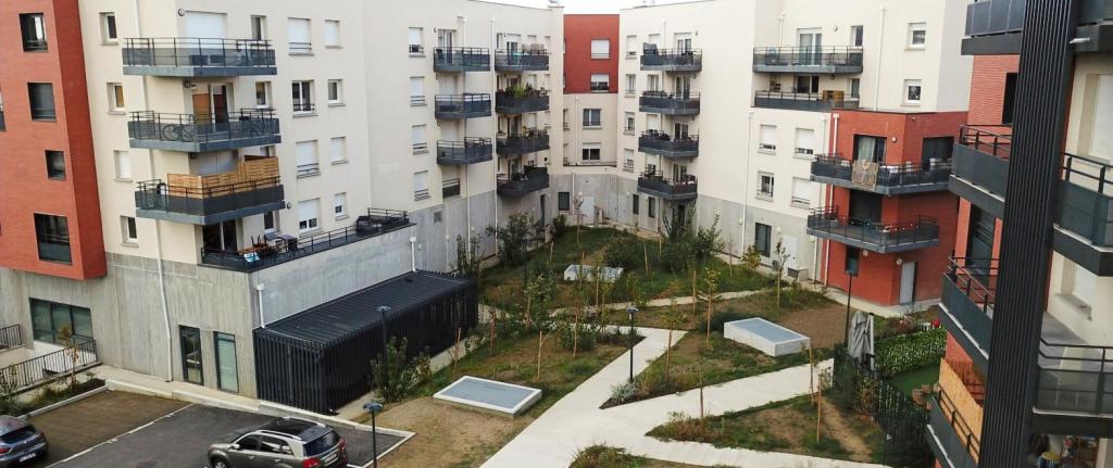 Résidences Gonin, cœur d'îlot et jardin