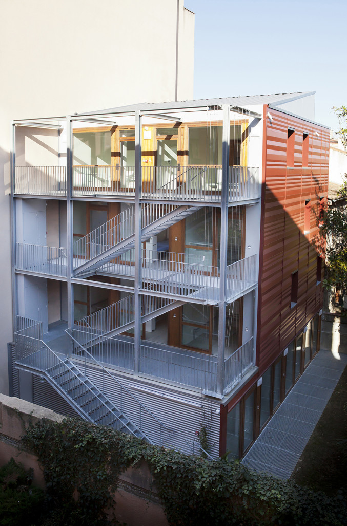Innover en construction métallique, réalisation de 13 logements foyers à Toulouse 
