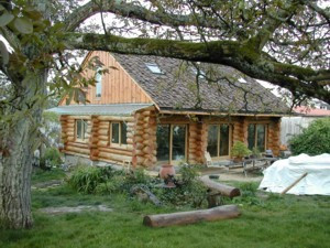 maison en rondins de bois, 2002