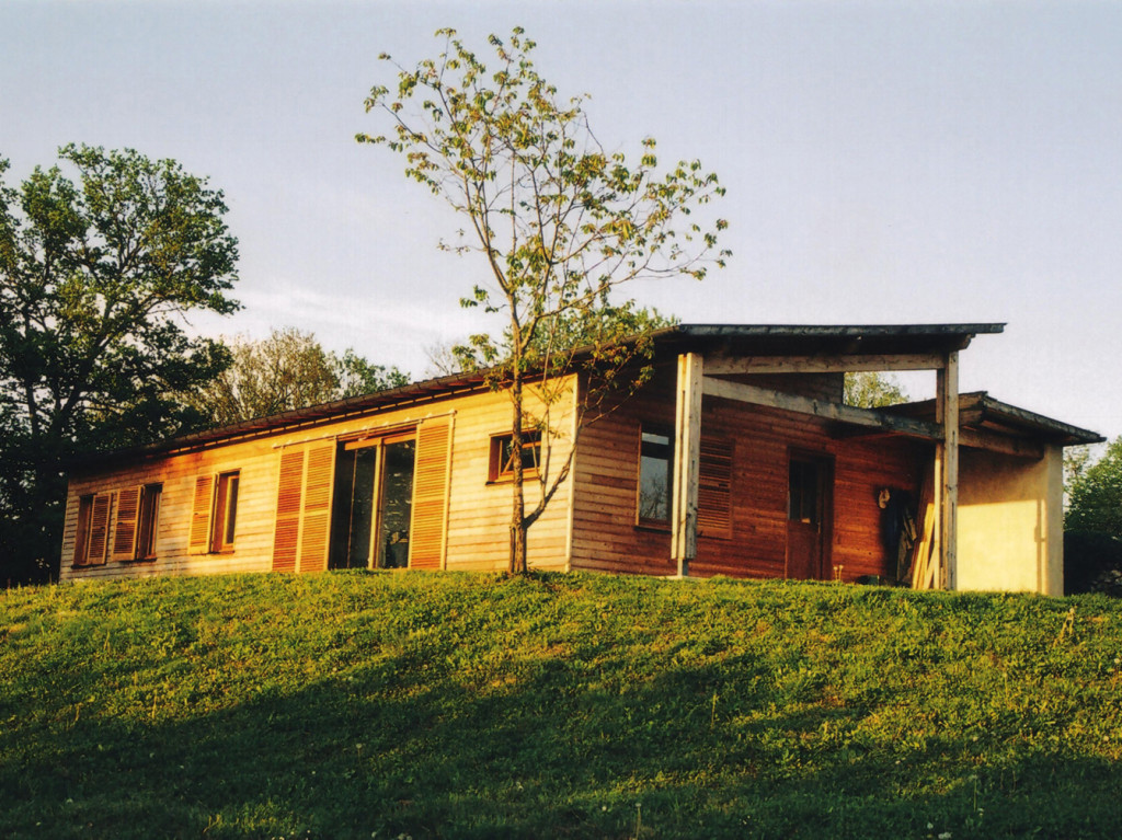 Maison bioclimatique en bois