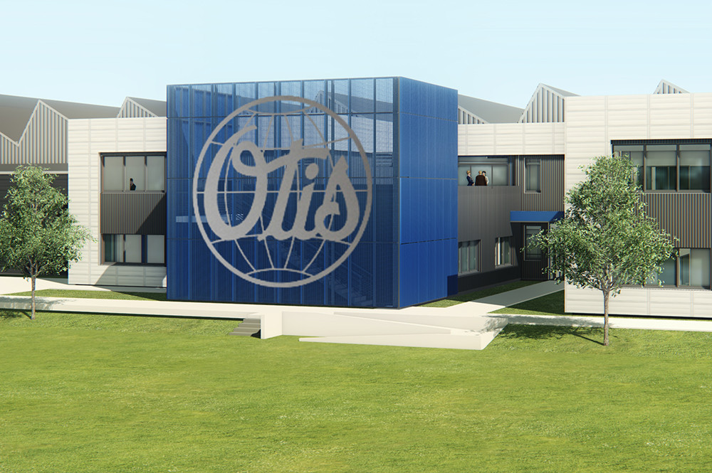 création de bureaux sur le site de l'usine Otis