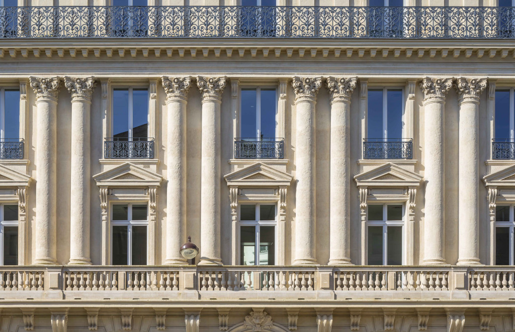Façade du 3Boissière restaurée