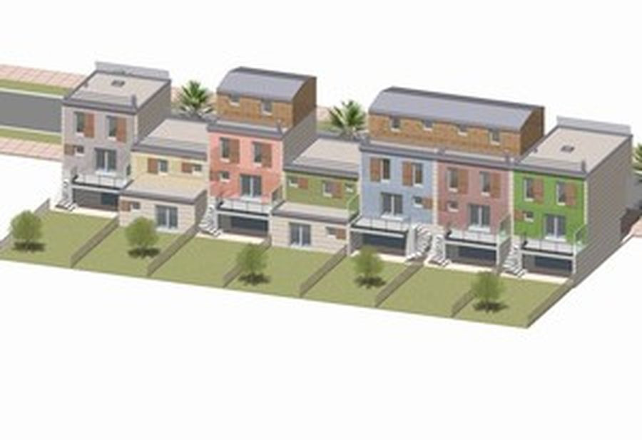 Concept maisons de ville