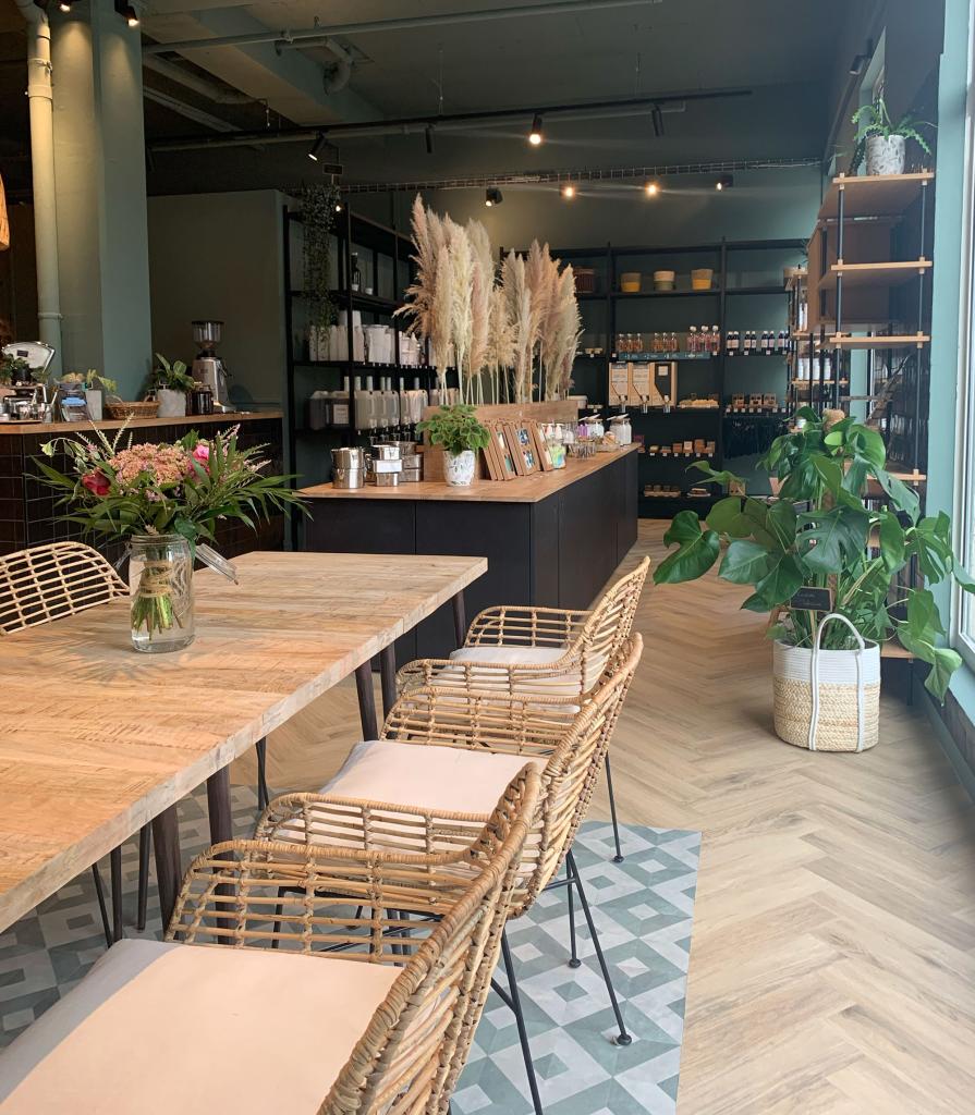 Intérieur de l'épicerie vrac