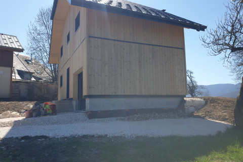 vue facade nord villa ossature bois