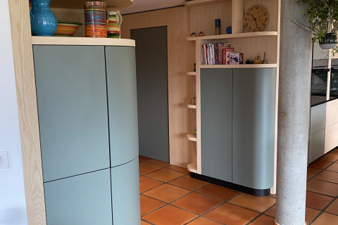 rangement sur mesures arrondis