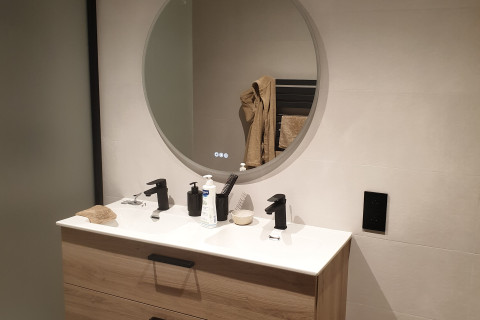 meuble vasque sur mesure salle de bains