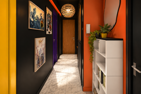Décoration et réagencement de l'entrée