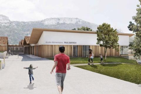 École Paul Bayrou, perspective d'ensemble