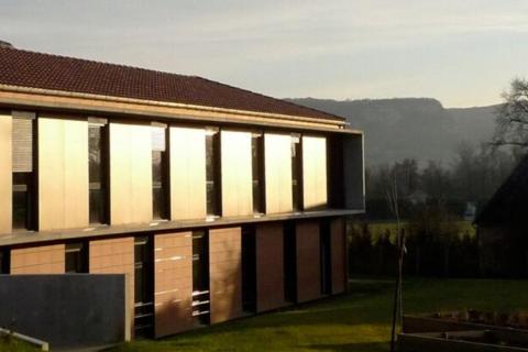 EHPAD Valpré, façade et panneaux coulissants