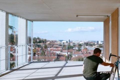 Loggia commune avec vue sur Toulouse