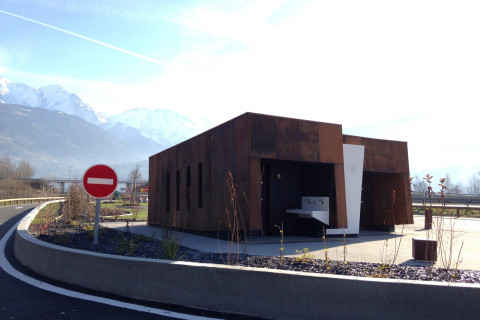 Aire de repos et sanitaires de Passy Mont Blanc - Autoroute A40