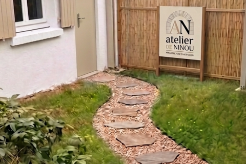 Rendu Extérieur – Accès Paysager & Façade de l'Atelier
