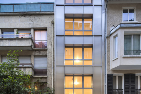 Construction de 25 logements collectifs sociaux rue Nicolo, Paris (16e)