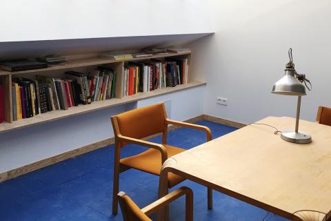 Photo de la mezzanine avec la verrière sur mesure