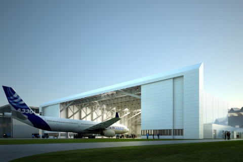 AIRBUS A330 Completion and Delevry Centre à Tianjin - Chine