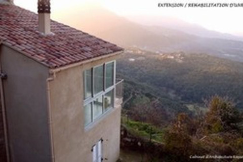 Extension d'une Maison à Sartene en Corse du Sud en Atelier d'Artiste