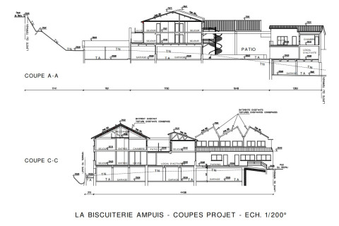 Création de 30 logements dans une ancienne biscuiterie à Ampuis (69)