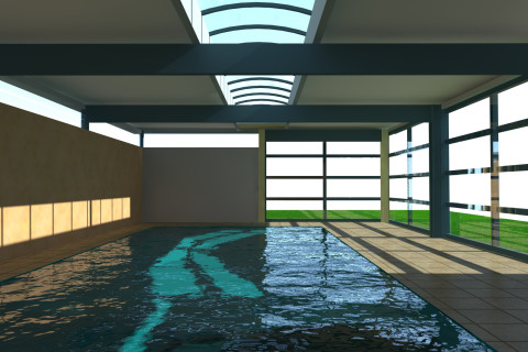 Extension d'une maison avec création d'une piscine couverte