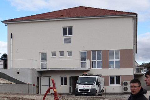 Foyer de Vie à Villers Bretonneux, en cours de chantier