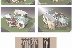 Construction d'une maison (Art Déco)