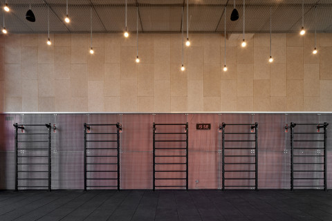 la salle de sport du club house