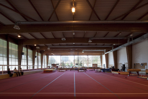 Construction du centre sportif Joliot-Curie au Plessis-Robinson (92)