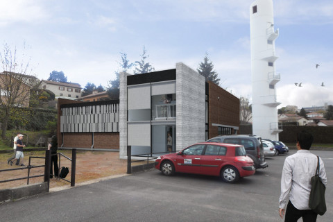Gymnase - Périmètre Monument UNESCO Le Corbusier (42)