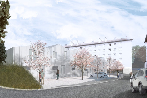 Construction de 6 logements PLS et aménagement paysager à Lyon