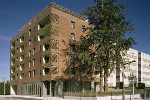 Immeubles de logements et maisons passives à la Duchère - Lyon 9e (69)