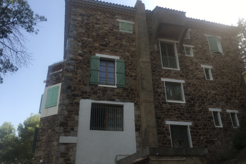 arrière de la maison