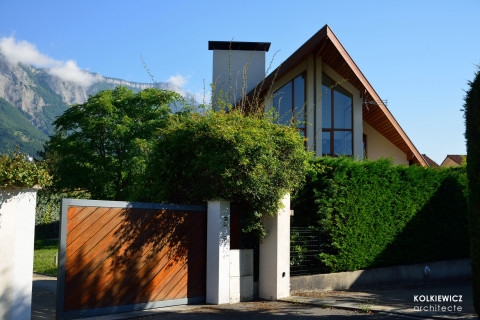 Maison contemporaine A. (Montbonnot-Saint-Martin)