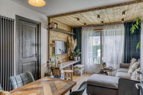 Rénovation d'un appartement dans une ambiance montagne 