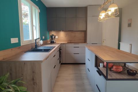 Rénovation d'un appartement rez-de-jardin